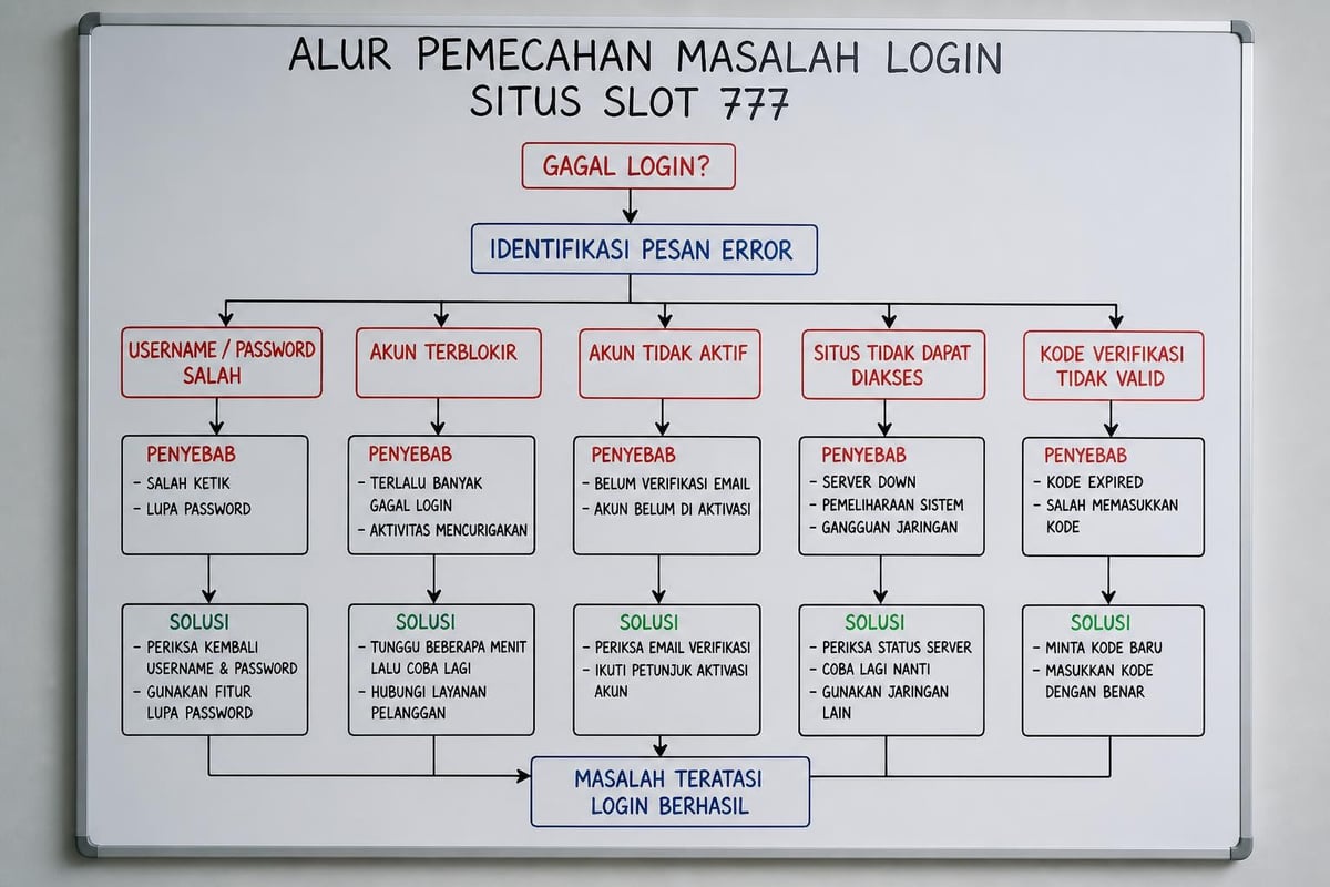 Solusi troubleshooting login