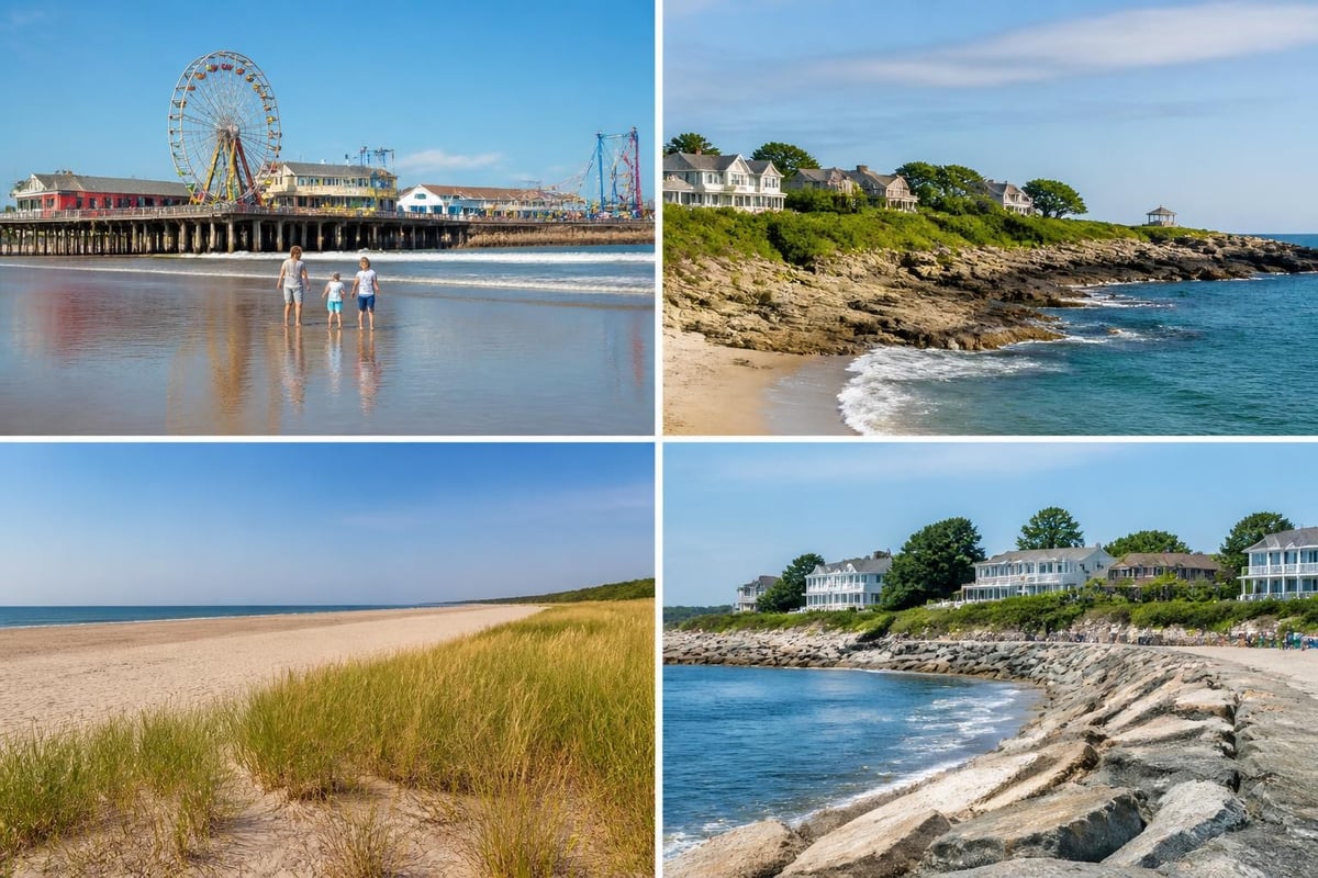 Southern Maine beach characteristics
