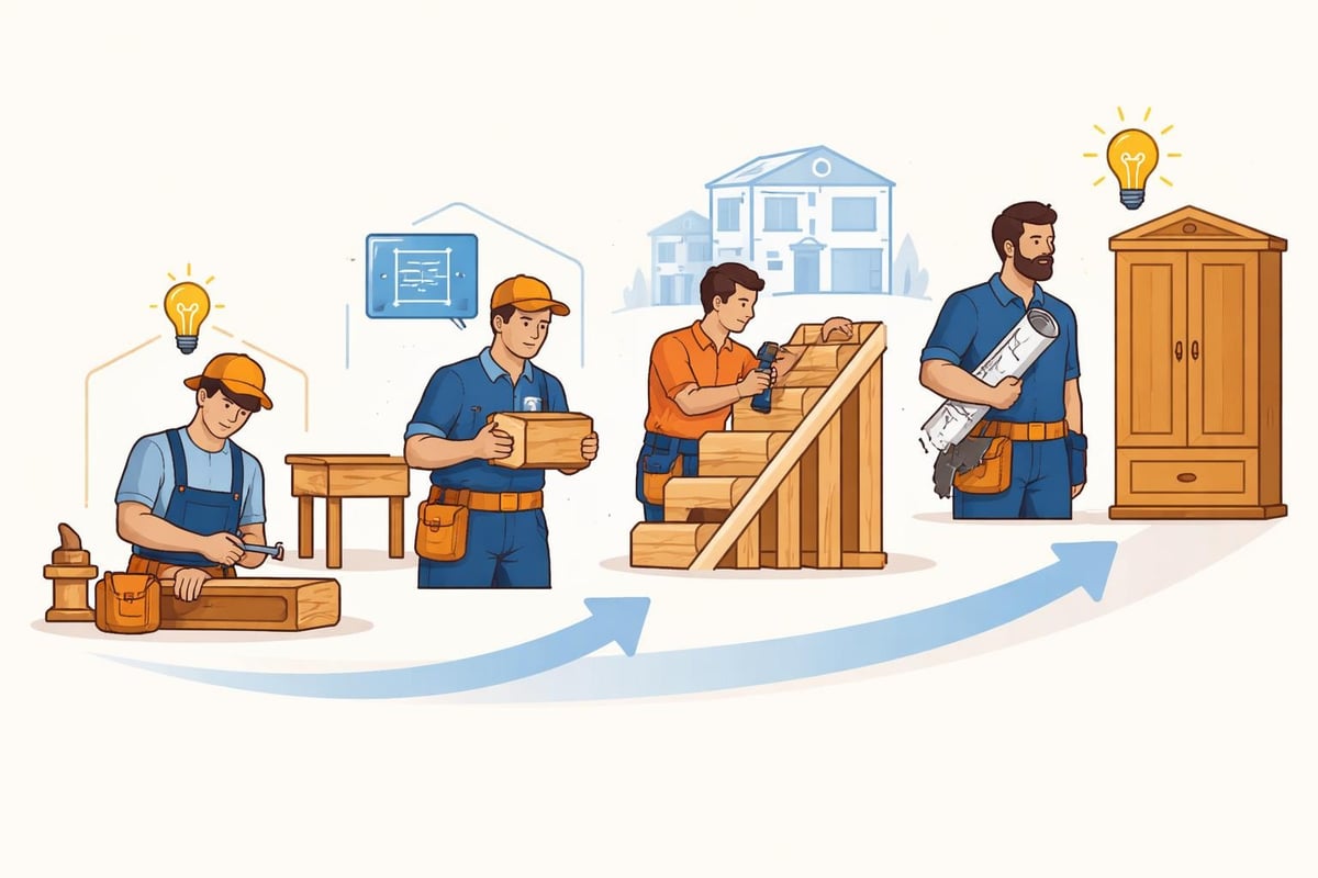 Carpentry skill progression