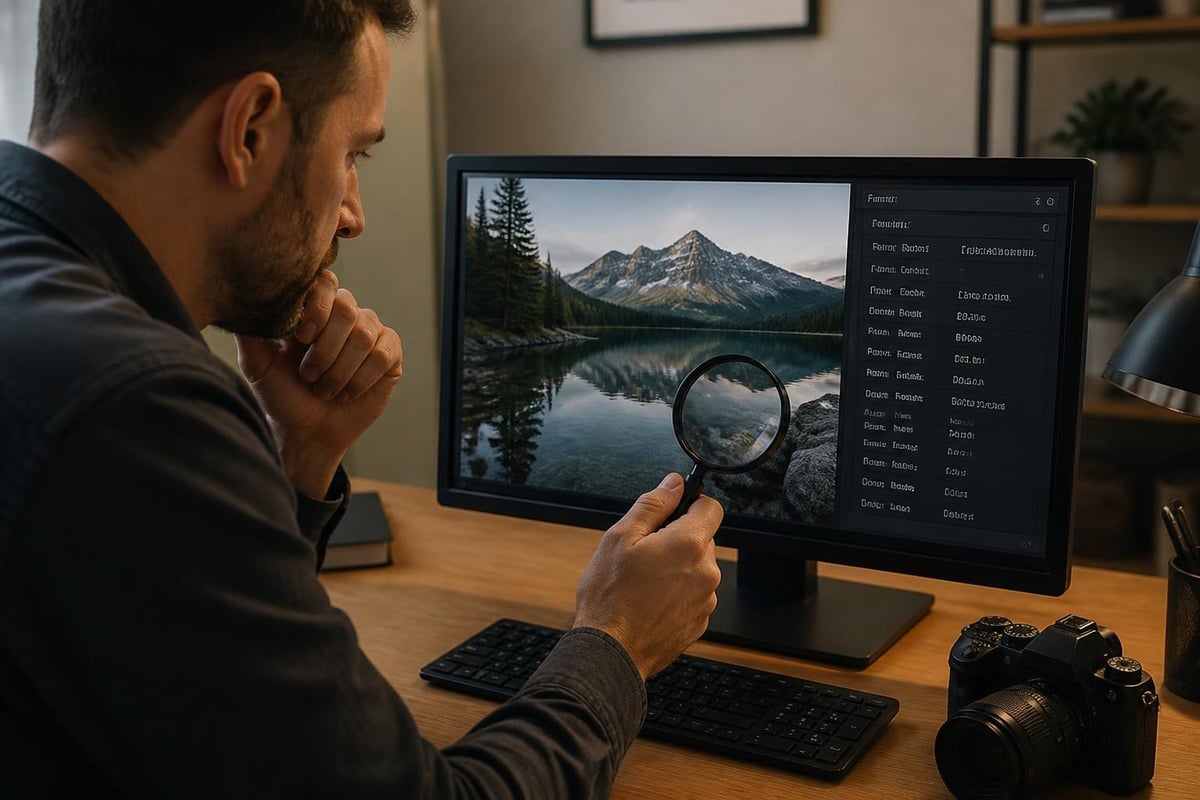 AI photo detection checklist