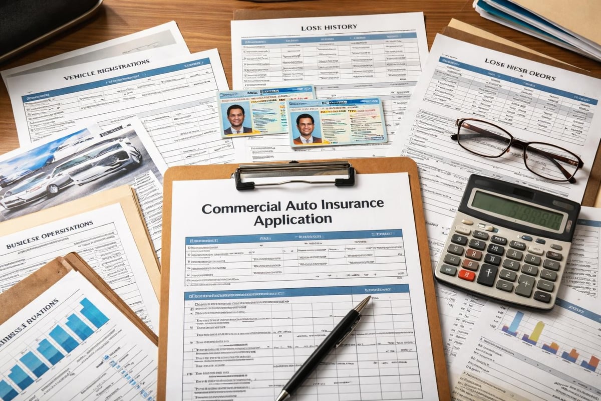 Commercial auto insurance documentation