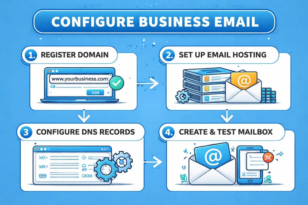 Email setup workflow