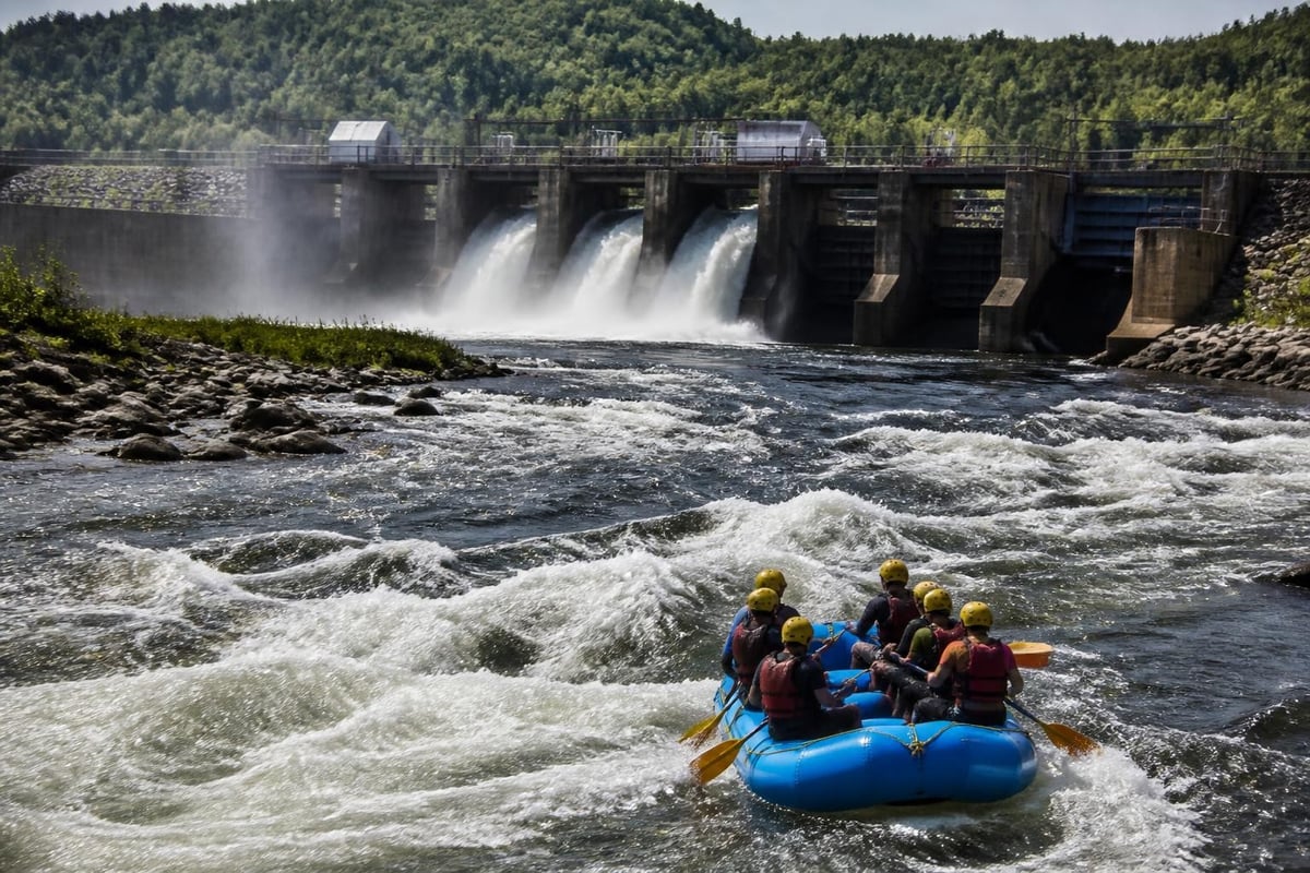 Kennebec River flow dynamics