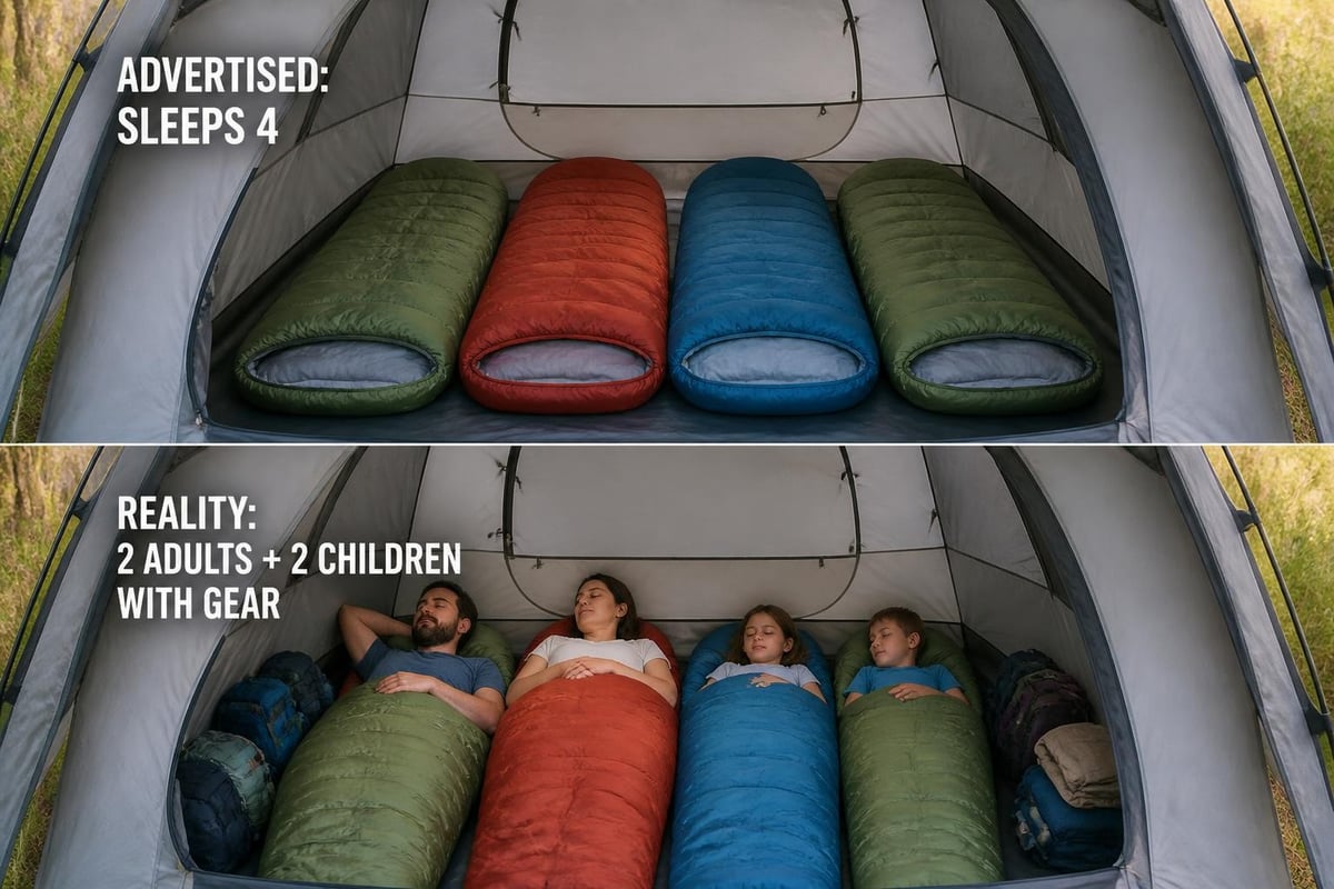 6 person tent capacity planning