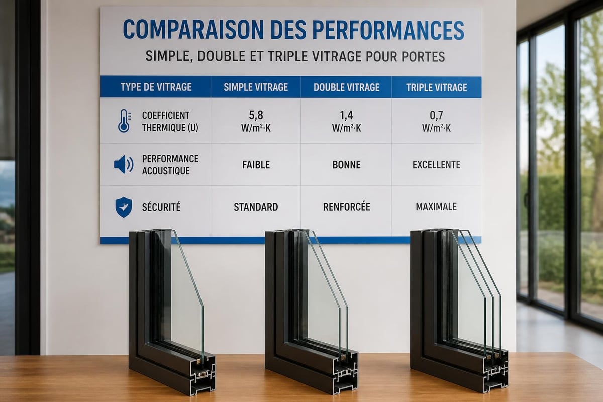 Comparaison des performances thermiques