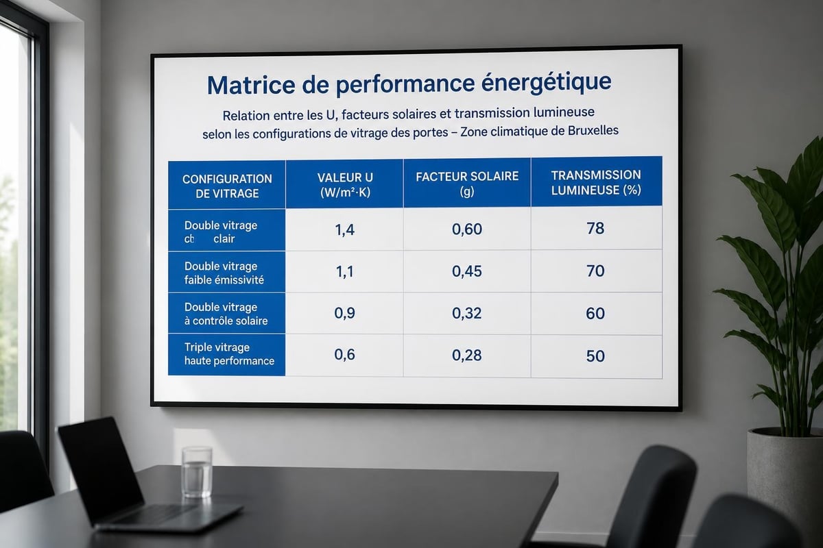 Performances énergétiques vitrages