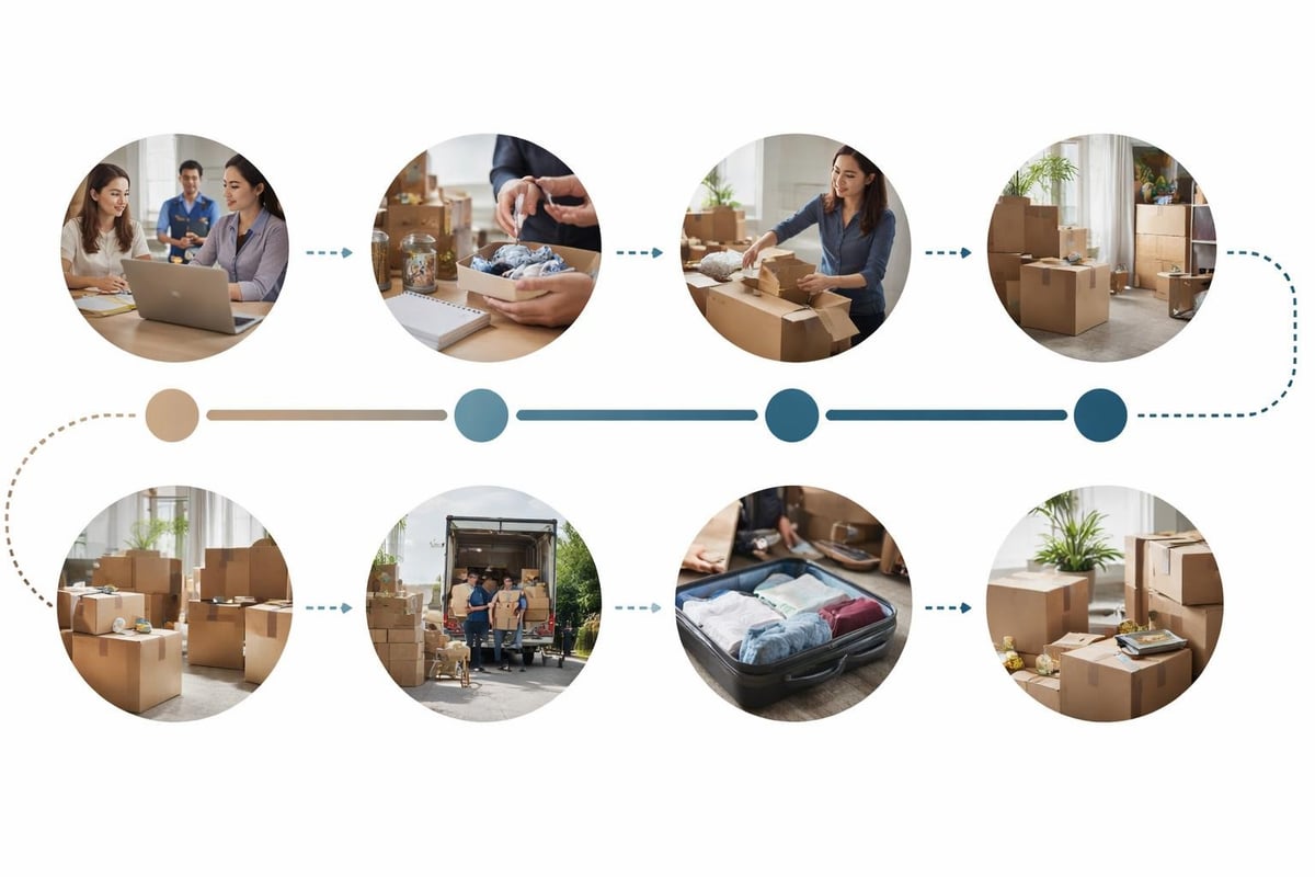 Moving timeline planning