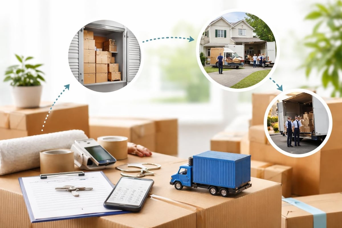 Moving and storage coordination