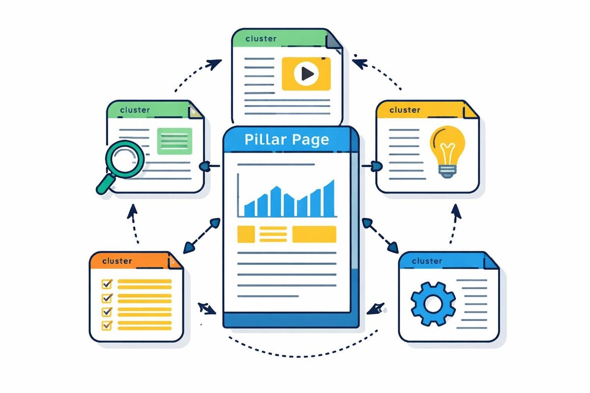 Semantische Themencluster-Architektur