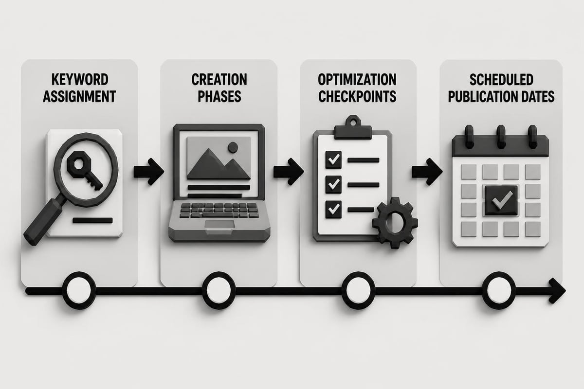 Content calendar workflow