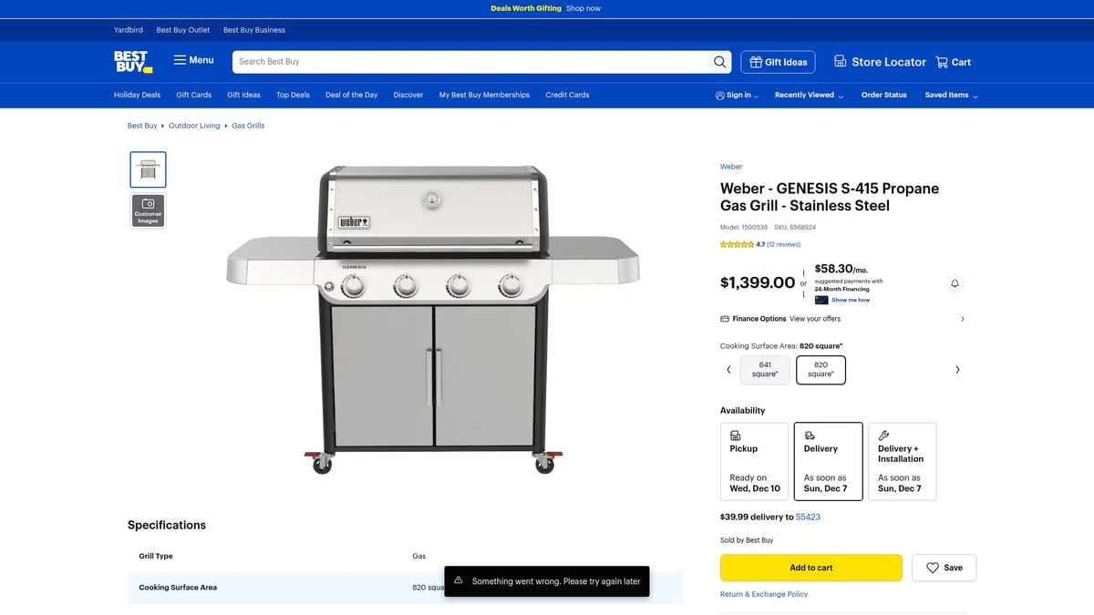 7 Best Easy Clean Grill Picks for Effortless Cooking 2026 - Weber GENESIS S-415 Propane Gas Grill – Stainless Steel