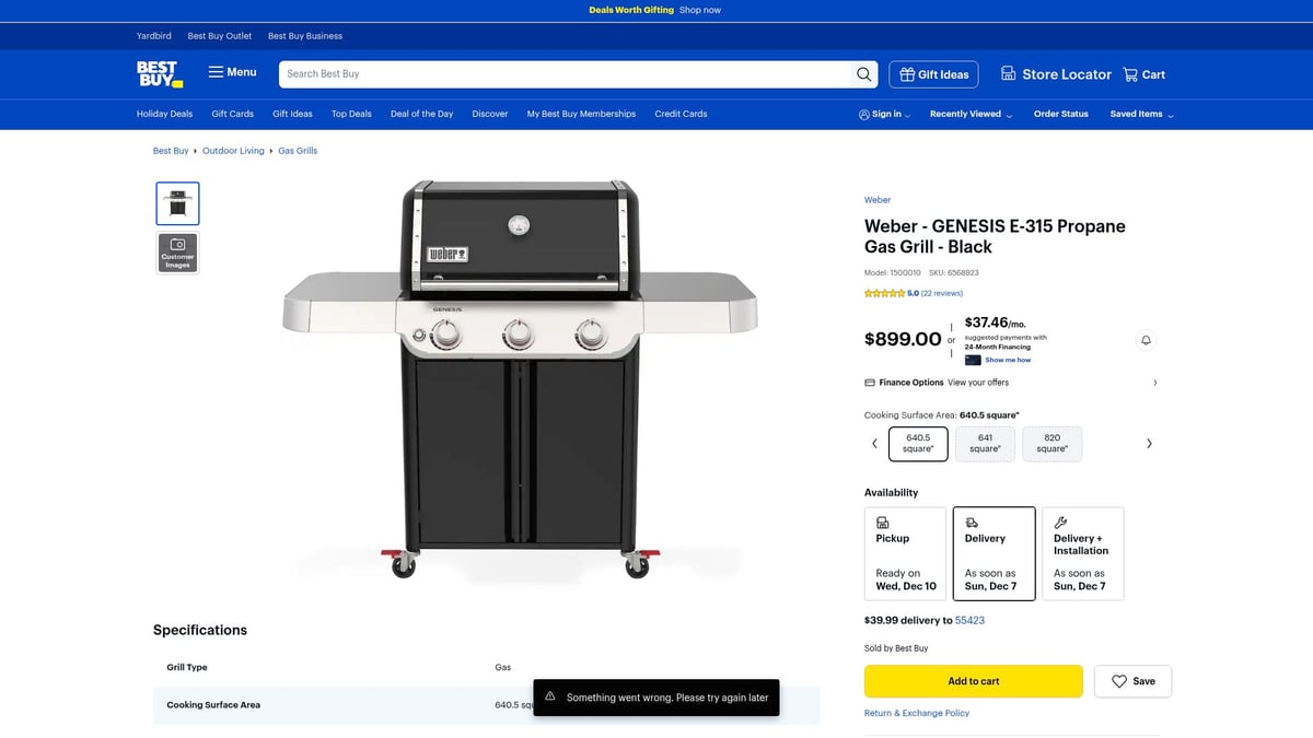 7 Best Easy Clean Grill Picks for Effortless Cooking 2026 - Weber GENESIS E-315 Propane Gas Grill – Black