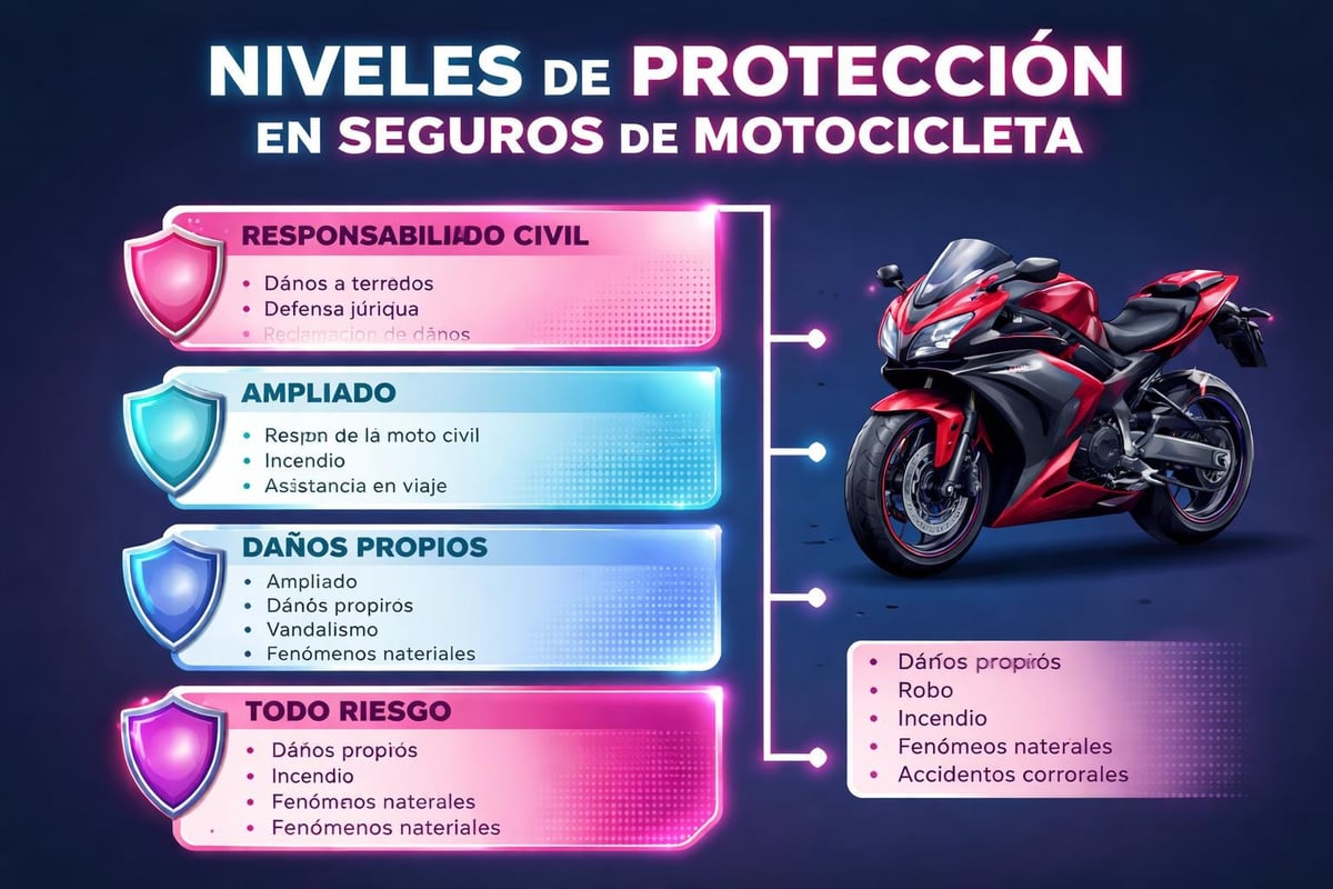 Tu Seguro de Moto: Guía Completa para Elegir Bien 1 Coberturas del seguro de moto