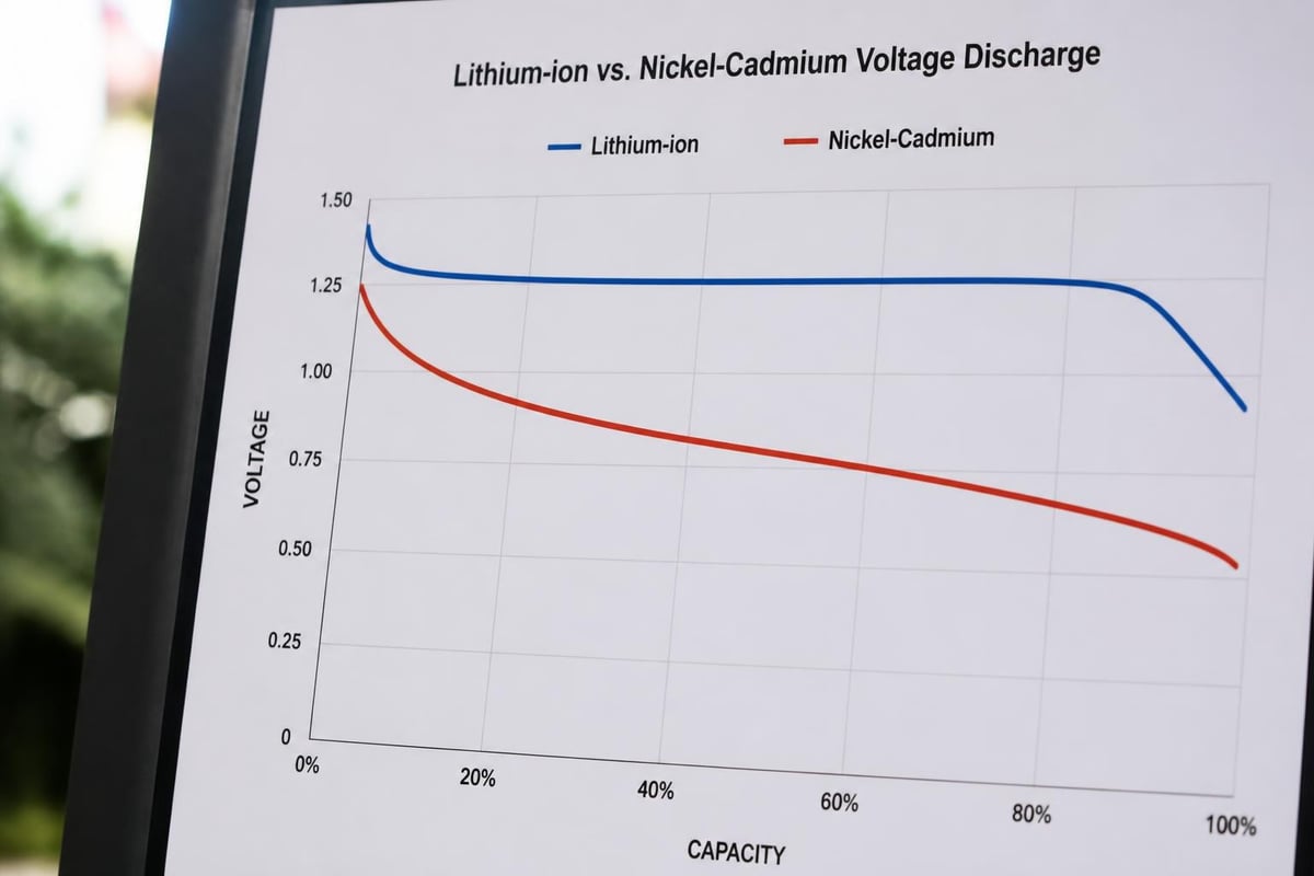 Lithium-ion battery discharge curve