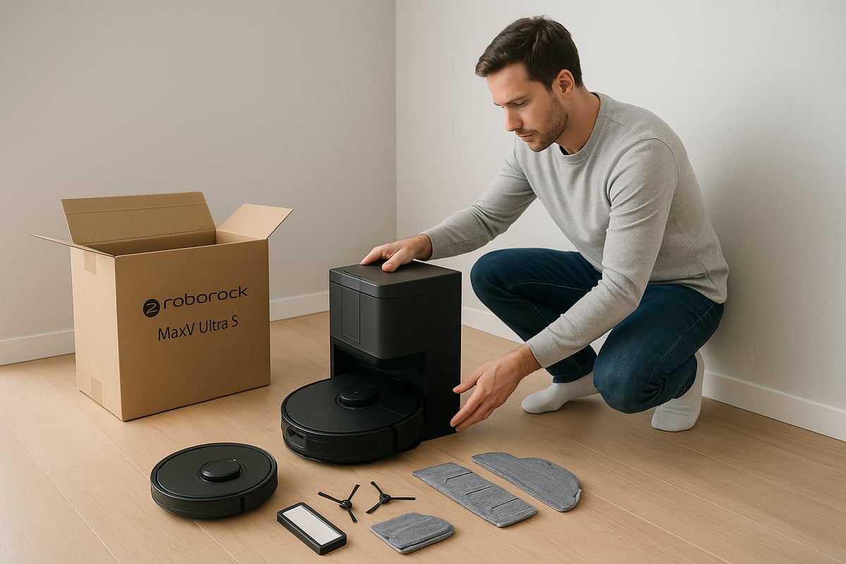 Slik kommer du i gang med Roborock MaxV Ultra S7