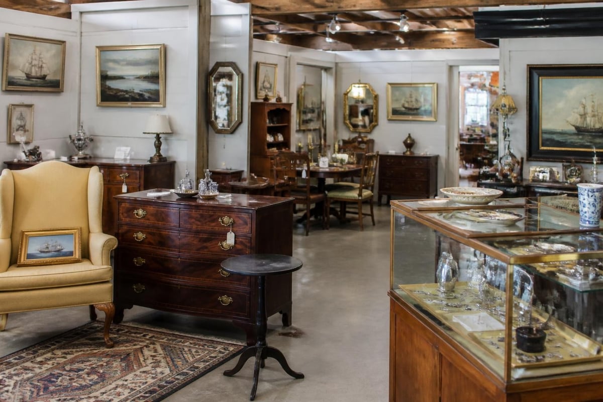 Price comparison for antique categories