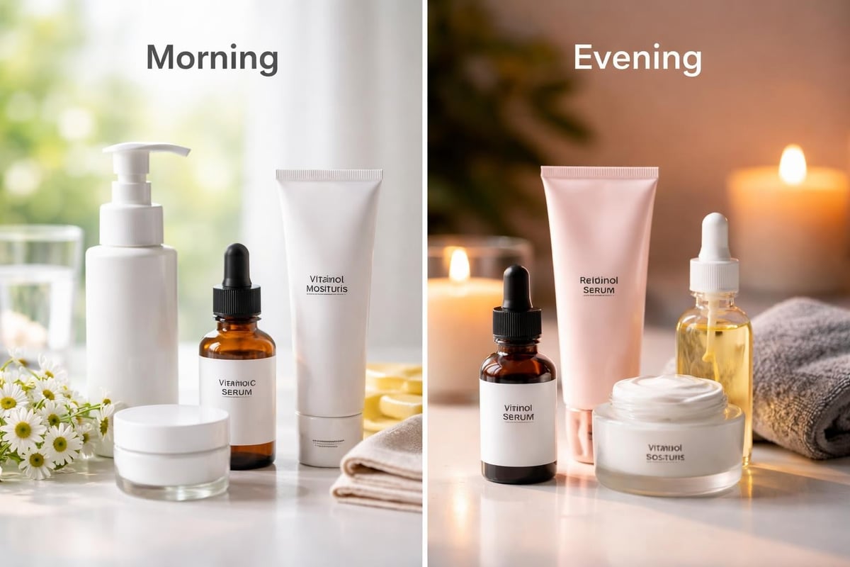 Structured skincare routine