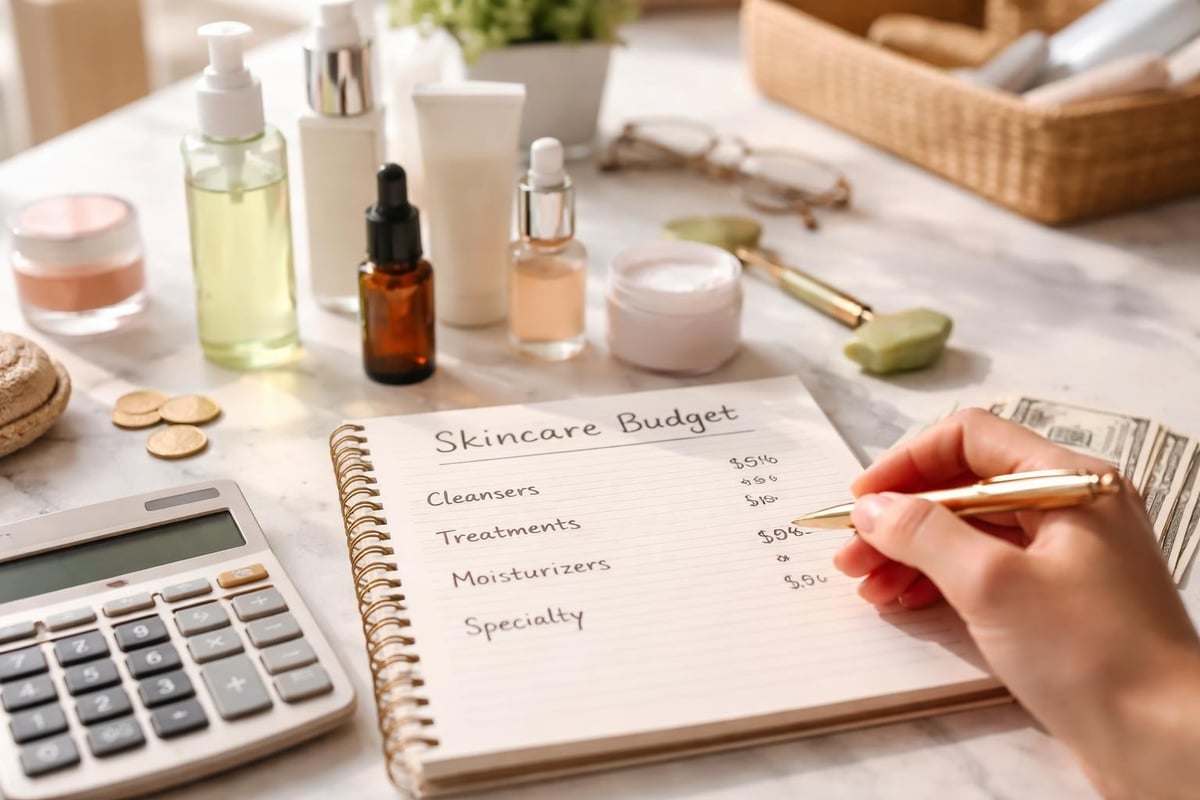 Skincare budget allocation