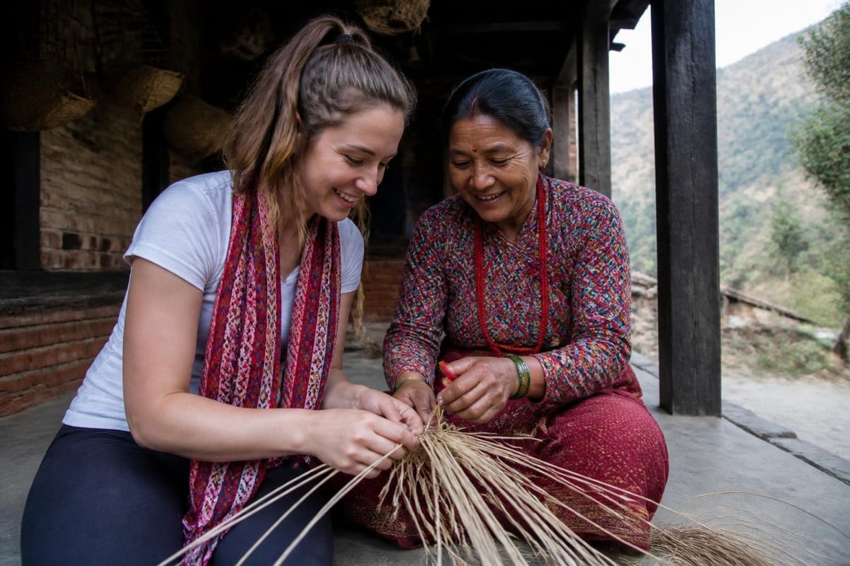 Nepal village cultural exchange