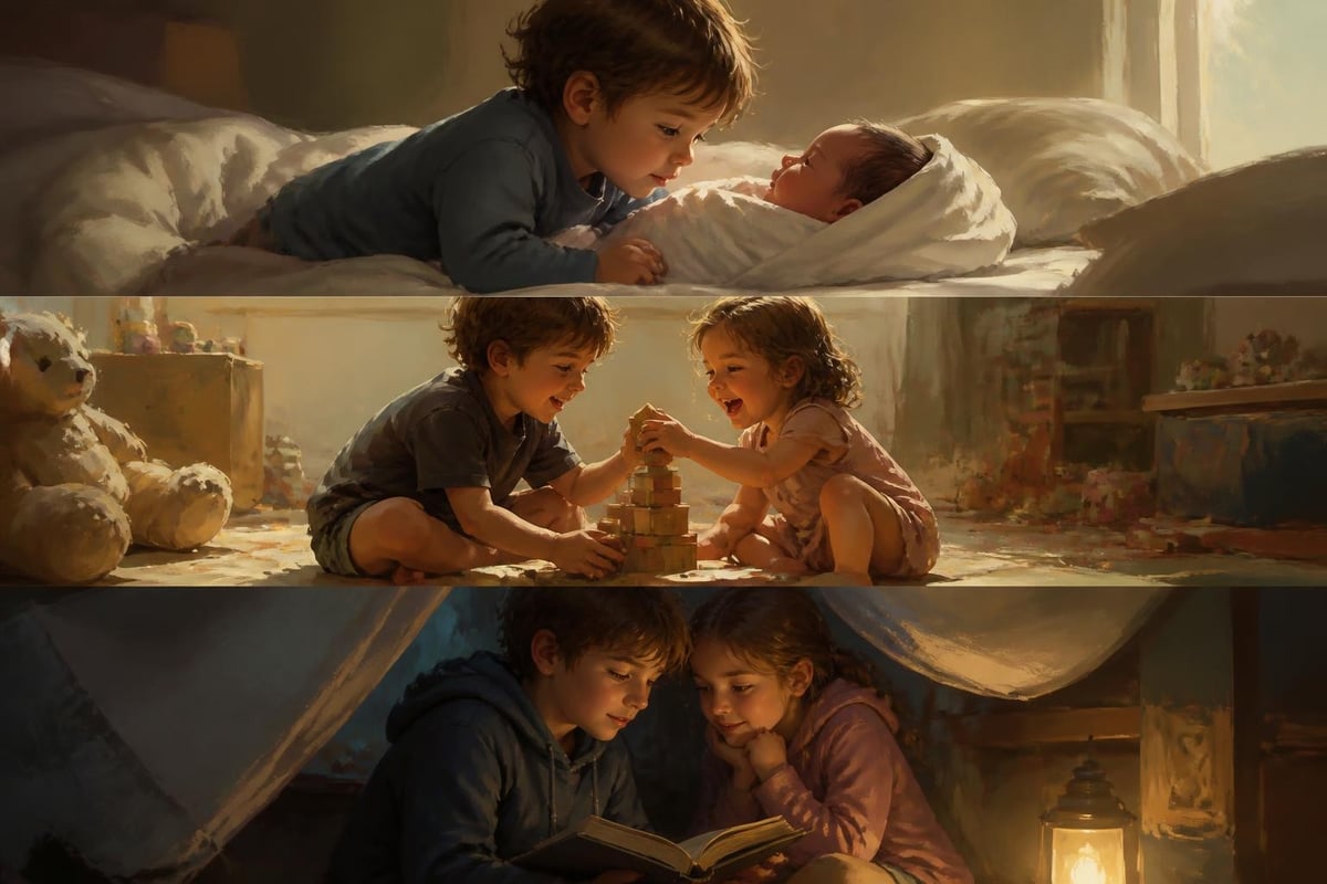 Sibling relationship timeline