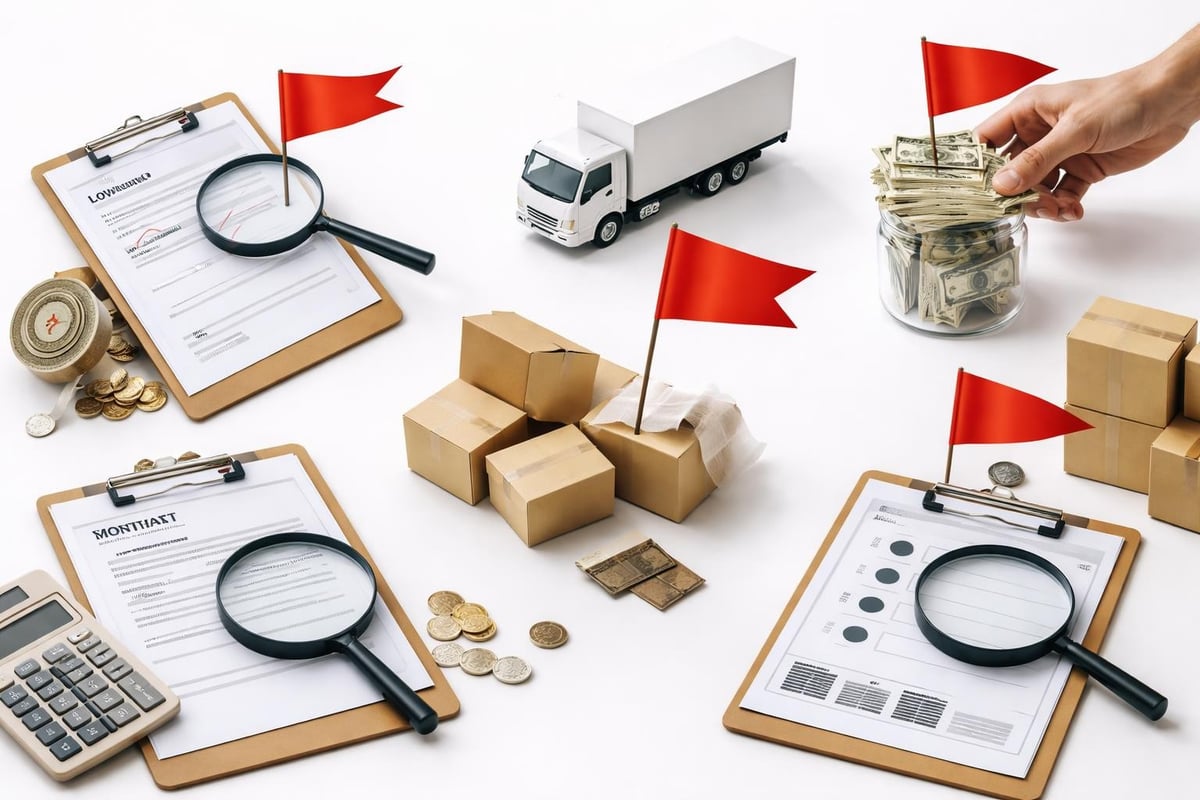 Comparing moving quotes