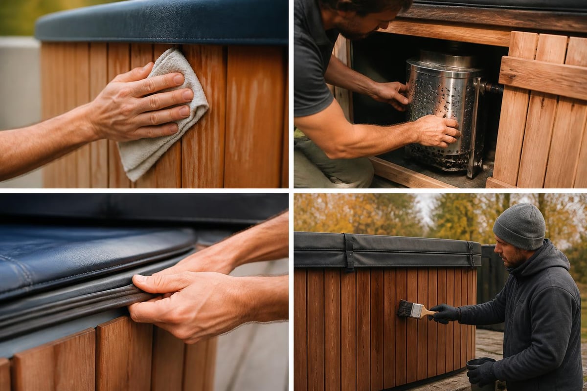 Maintenance workflow for wood care