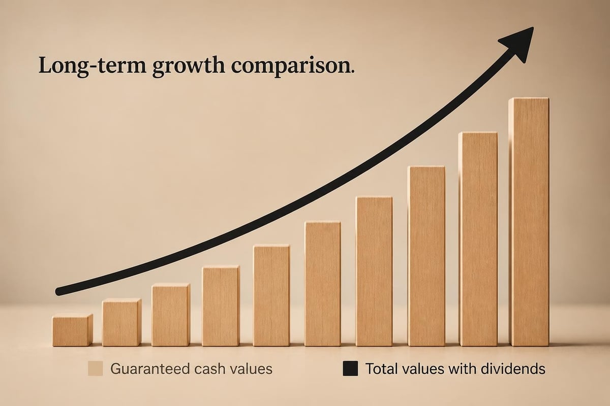 Whole life insurance value projection
