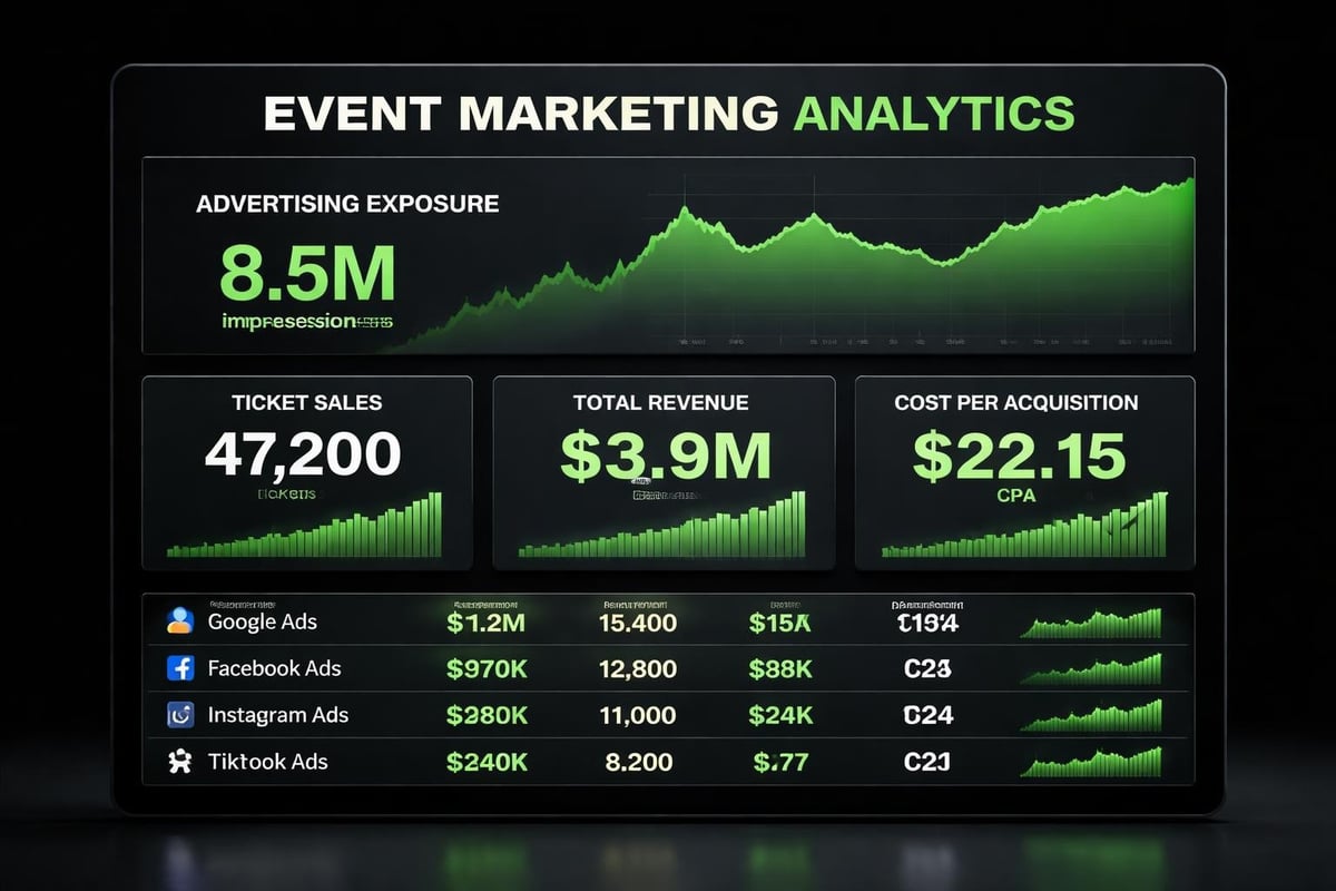 Exposure measurement dashboard