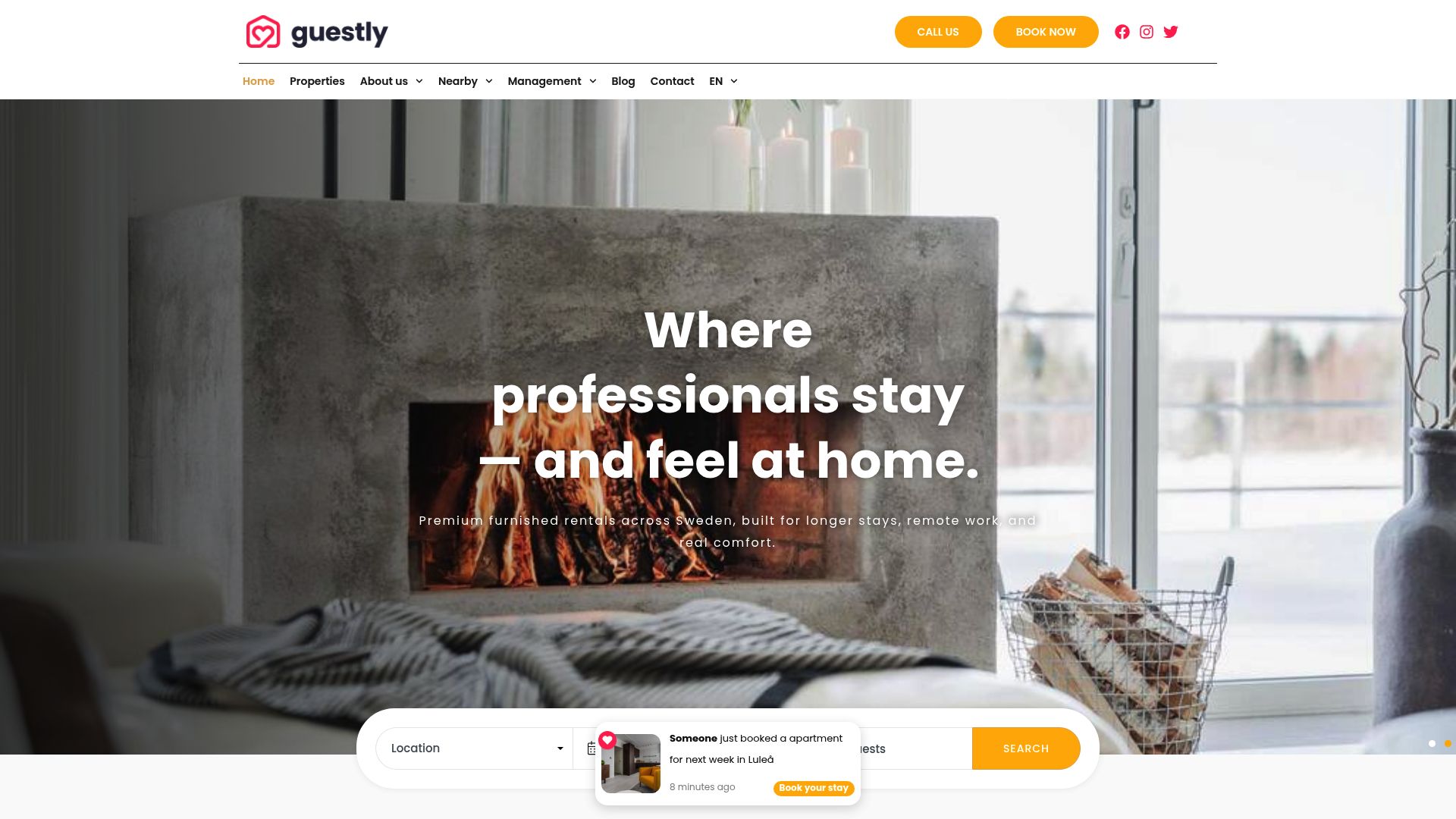 7 Best Work Apartments for Remote Professionals in 2025 - Guestly Homes – Sweden: Premium Corporate Housing for Remote Professionals