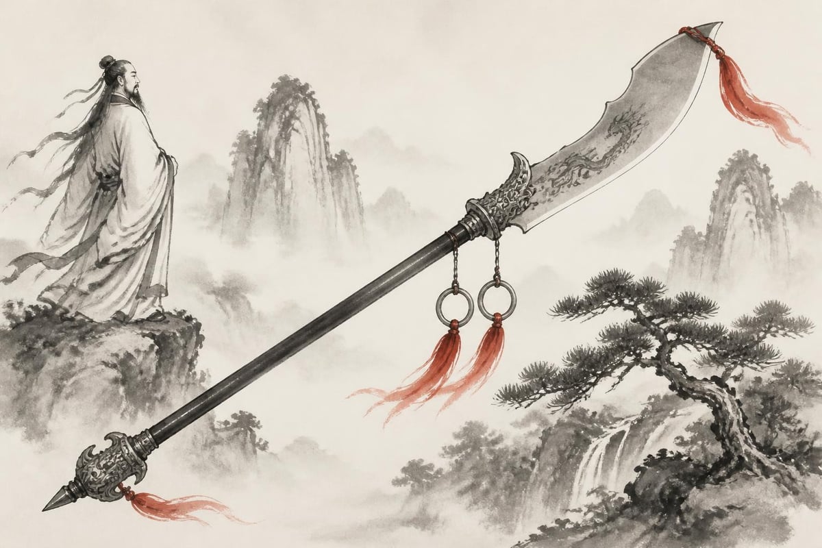 Guan dao weapon structure