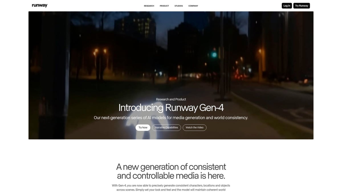 Top 7 AI Video Tools Transforming Content Creation in 2026 - Runway Gen 4