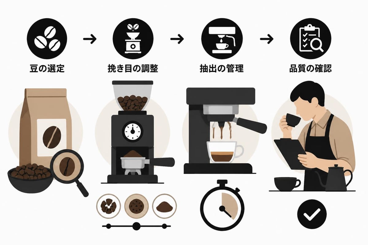 スペシャルティコーヒーの抽出技術