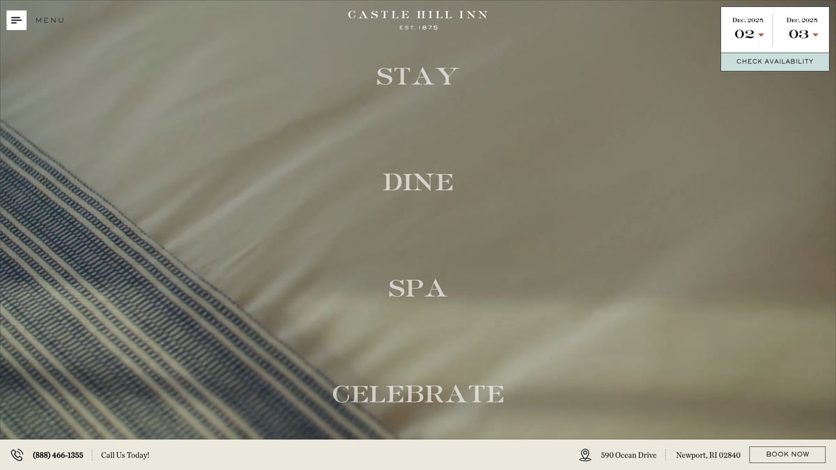 9 Dreamy Best Romantic Getaway New England Escapes for 2026 - Castle Hill Inn – Newport, Rhode Island