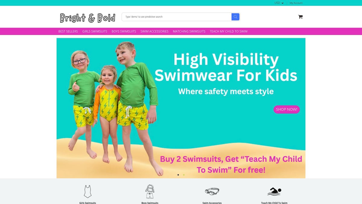 9 Best Full Piece Swimwear Styles to Try in 2026 - Colorblock High-Visibility Kids’ Swimsuit