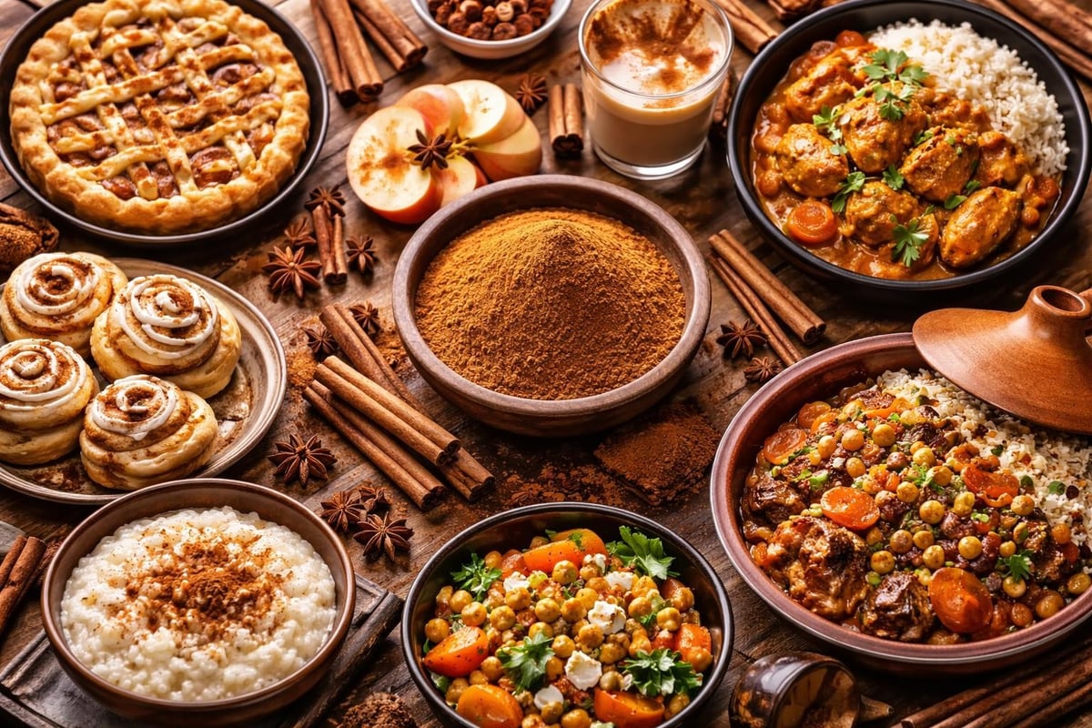 Applications culinaires de la cannelle moulue