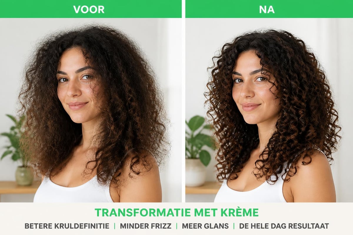 Professional curl styling results