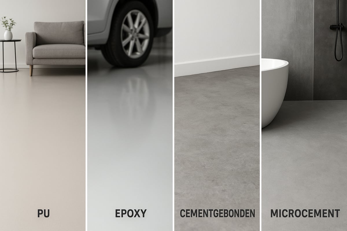 Prijzen van Verschillende Soorten Gietvloeren in 2026