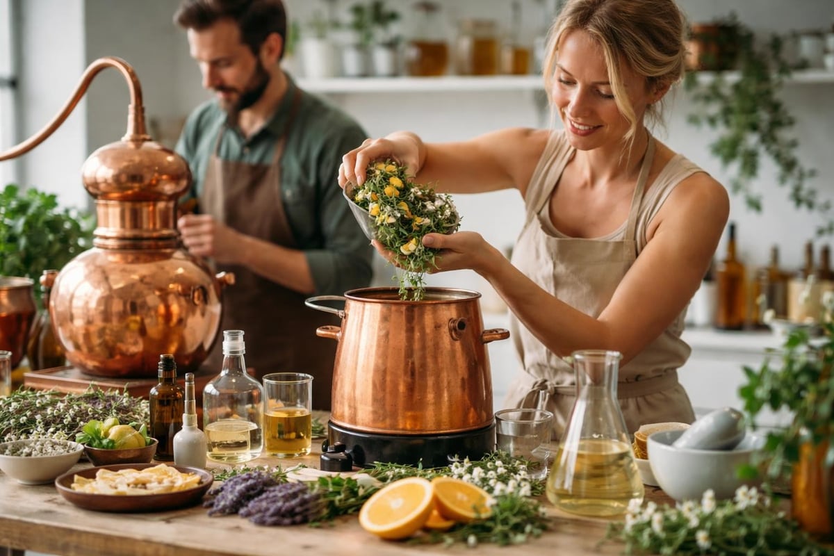 Berlin perfume manufacturing process