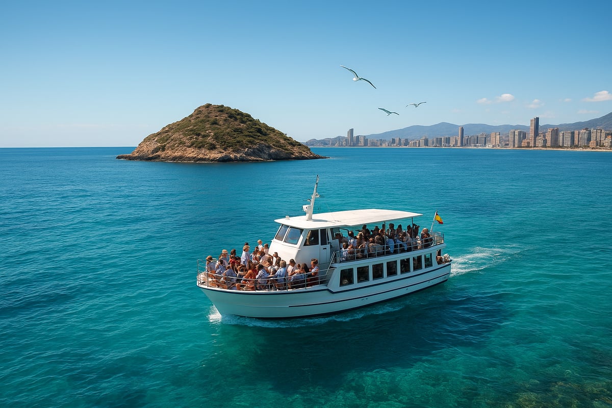 Motos de Agua Benidorm - article 69bb828f 10dd 4b08 a71 fotografia de alta calidad mostrando un barco turi 0 ¿Por Qué Hacer una Excursión en Barco en Benidorm?