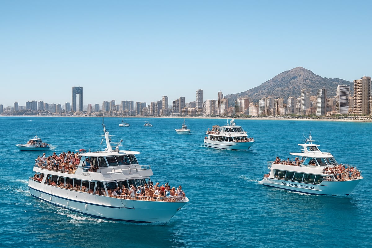 Motos de Agua Benidorm - article 69bb828f 10dd 4b08 a71 fotografia realista y de alta calidad de varios ba 1 ftw3pt Tipos de Excursiones en Barco Disponibles en Benidorm