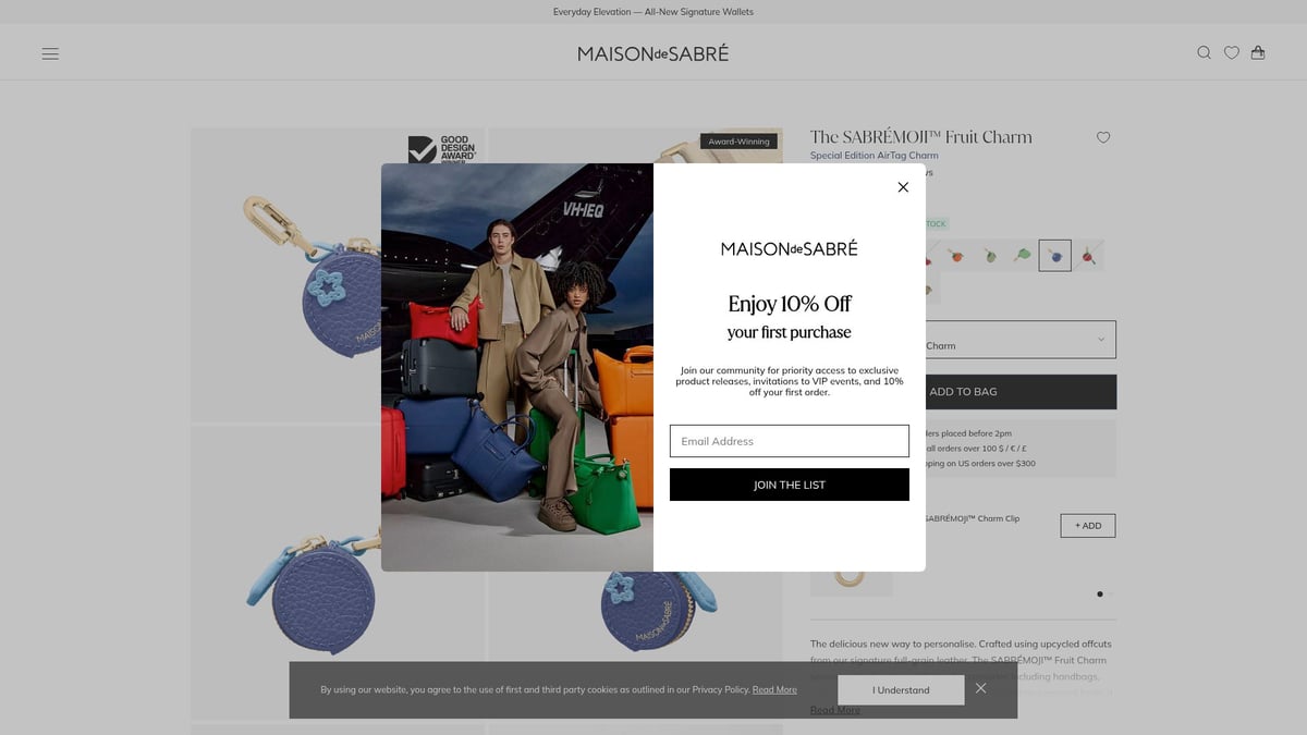 Top 10 Unique Gifts for Travel Lovers in 2026 - MAISON de SABRÉ The SABRÉMOJI Fruit Charm