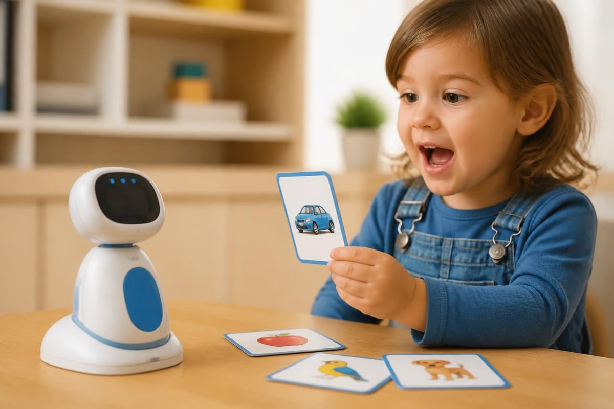 How talking flashcards teach through audio