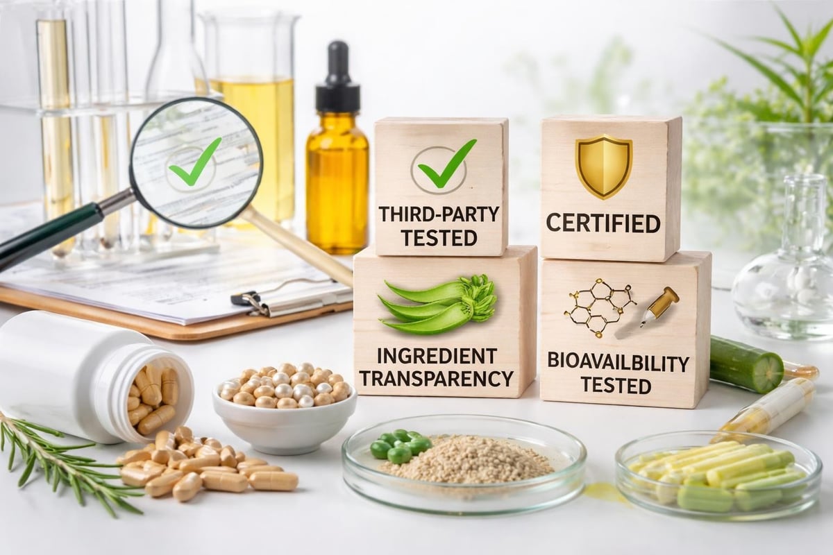 Supplement quality verification