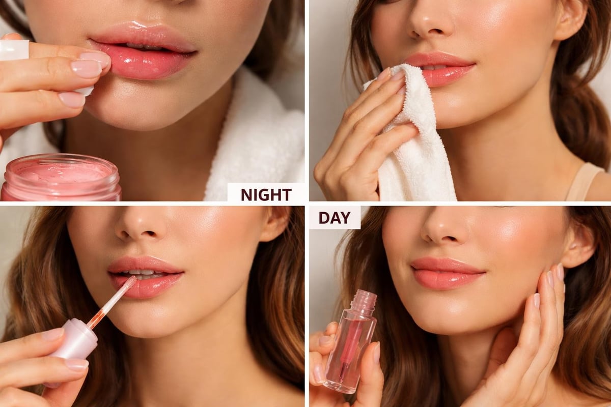 Lip care routine steps