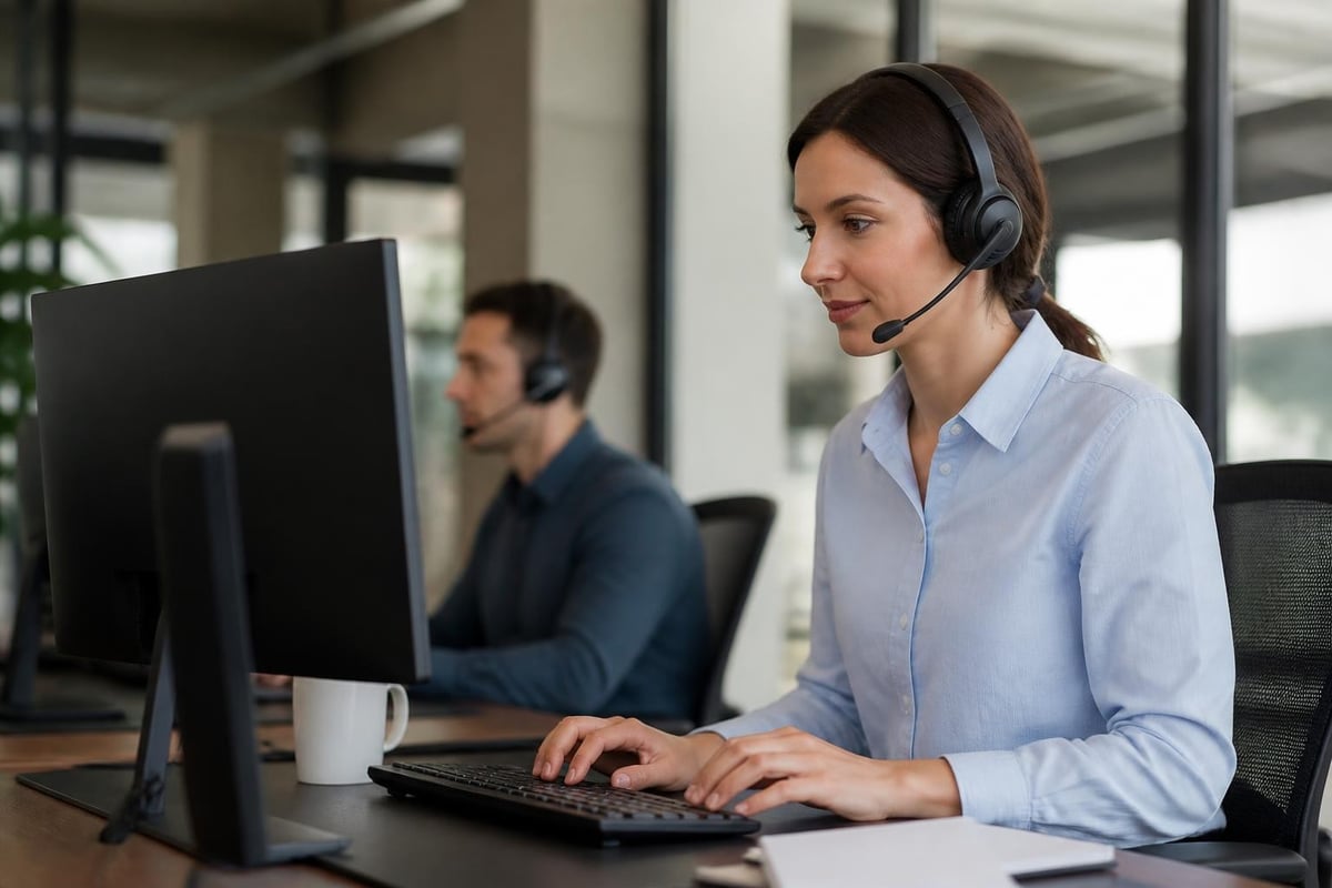 AI and human collaboration in call centers