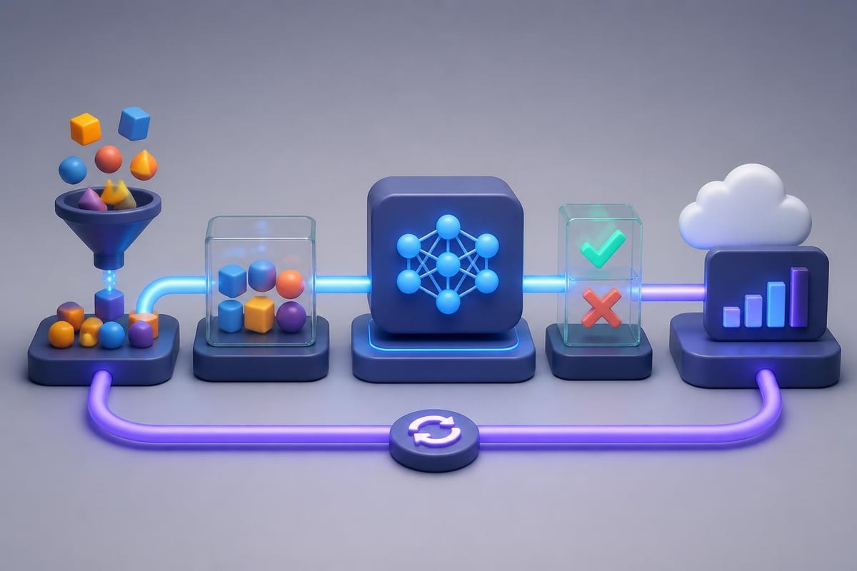 Machine learning workflow steps
