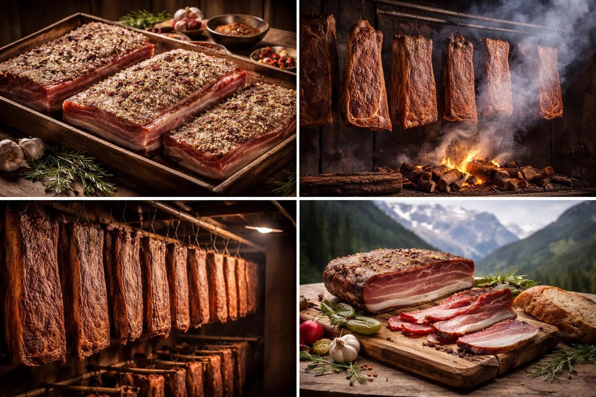 Speck-Herstellung im Zillertal