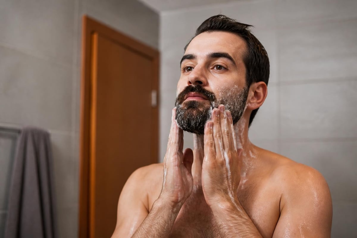 Beard maintenance routine