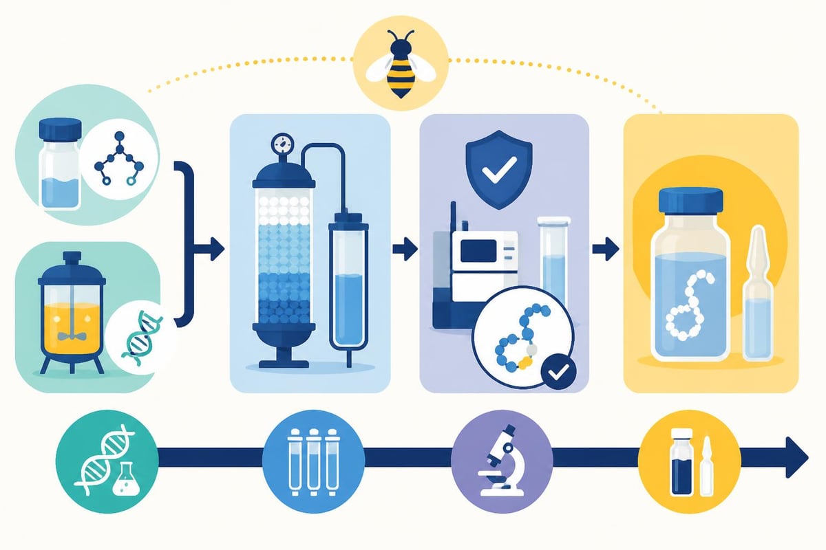 Peptide production quality control