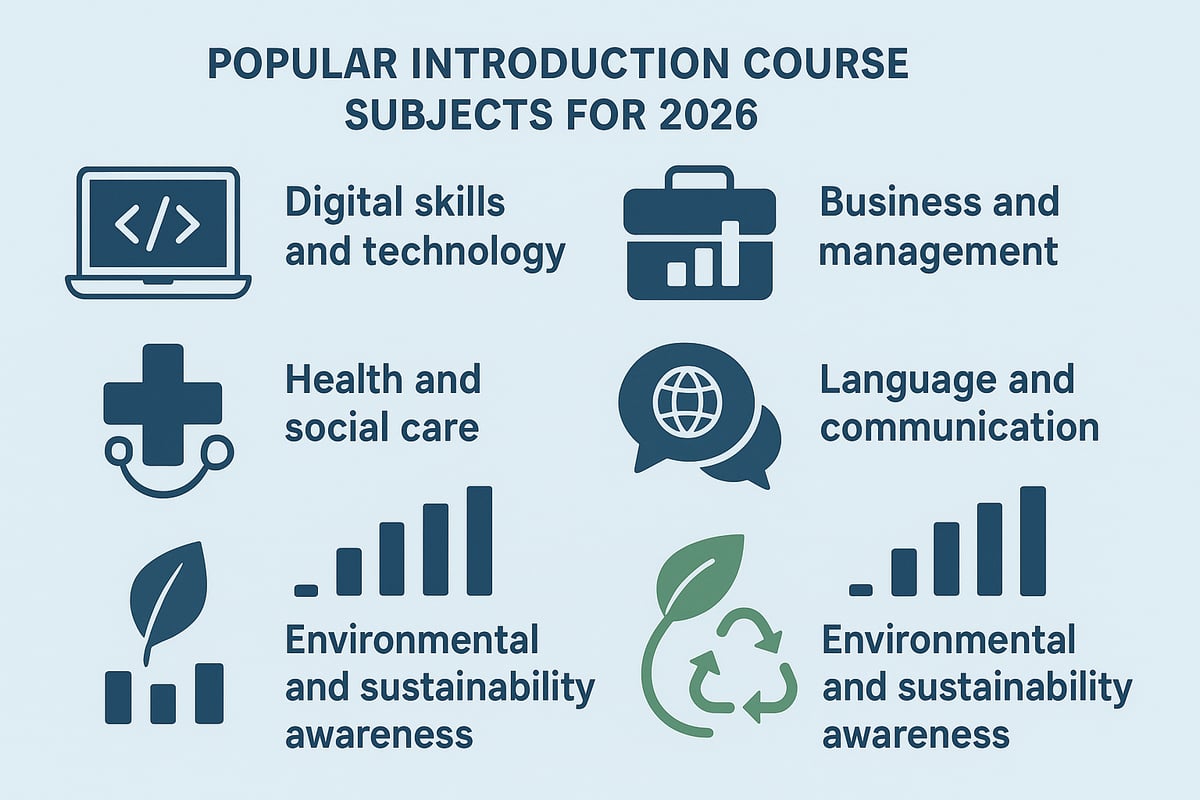 Popular Introduction Course Subjects for 2026